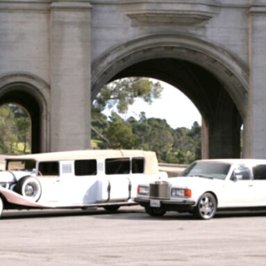 Retro limousines.