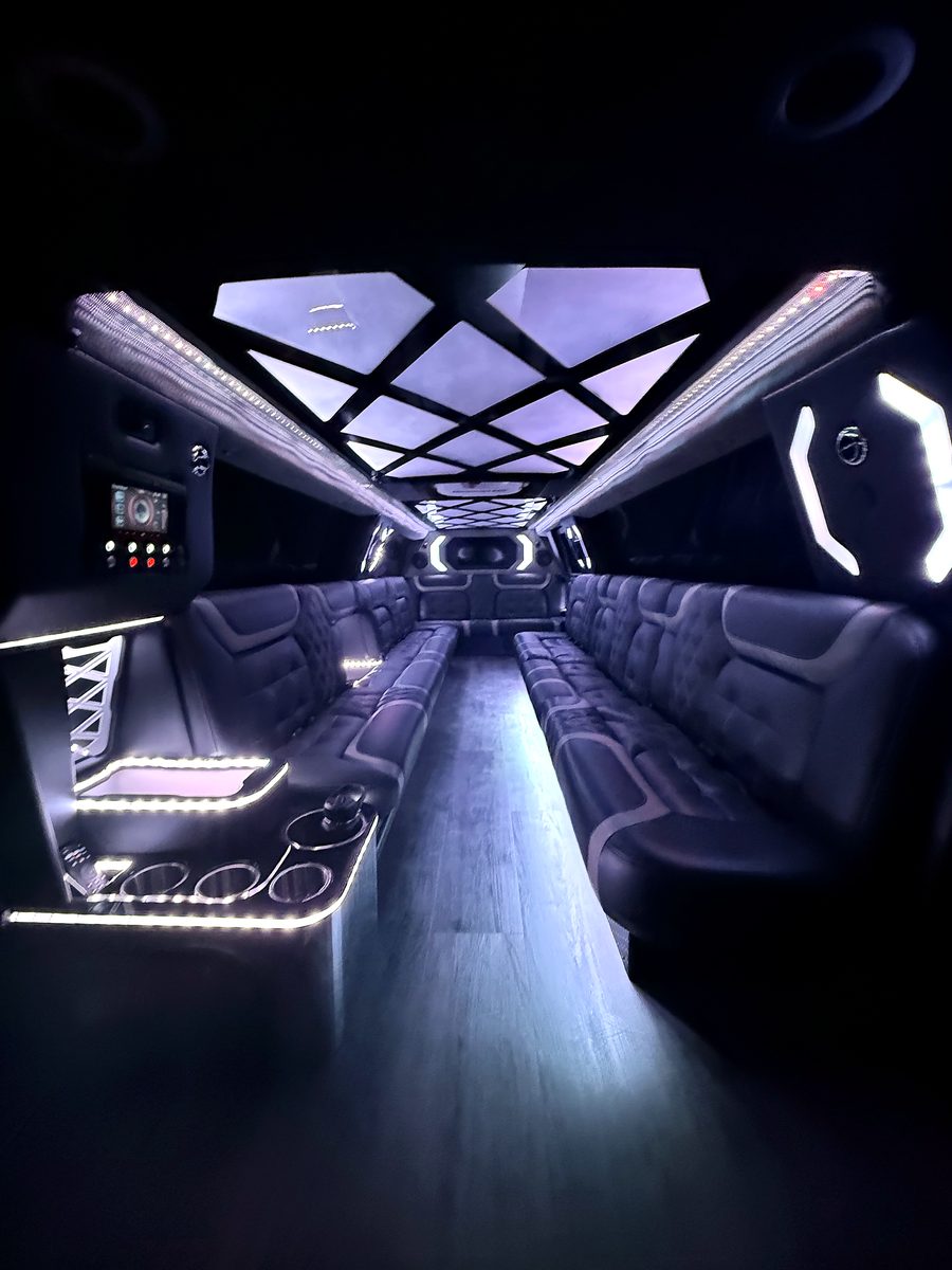 2024 Escalade LED light-panel ceiling in white