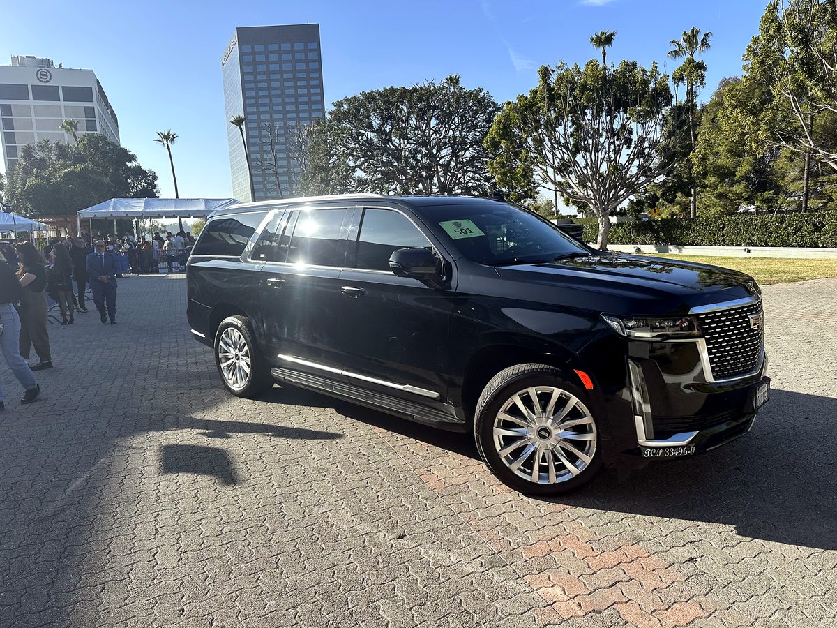 Escalade ESV at an event