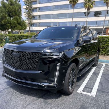Black Cadillac Escalade ESV