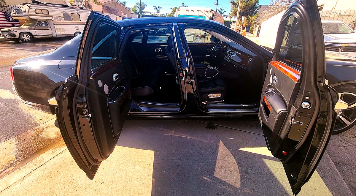 Rolls-Royce Ghost with coach doors open