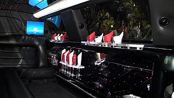 Town Car stretch interior
